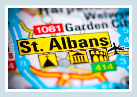 St Albans Map