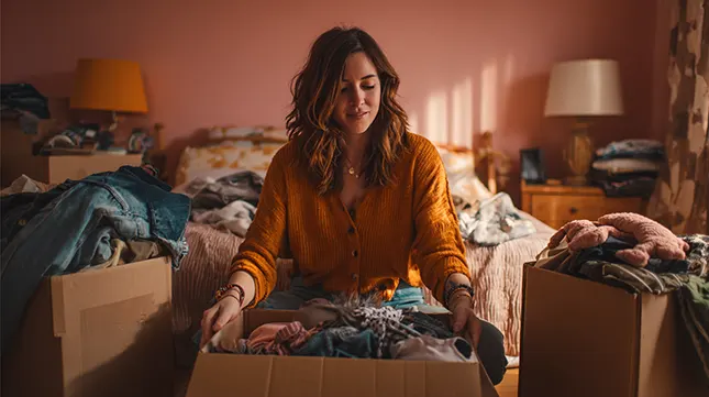 3. Declutter Before You Pack