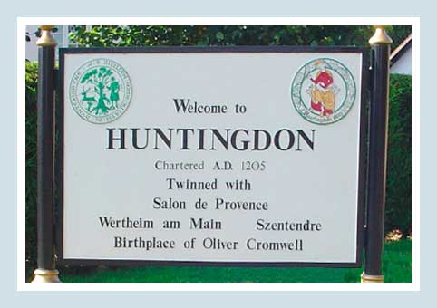 Welcome to Huntingdon Sign