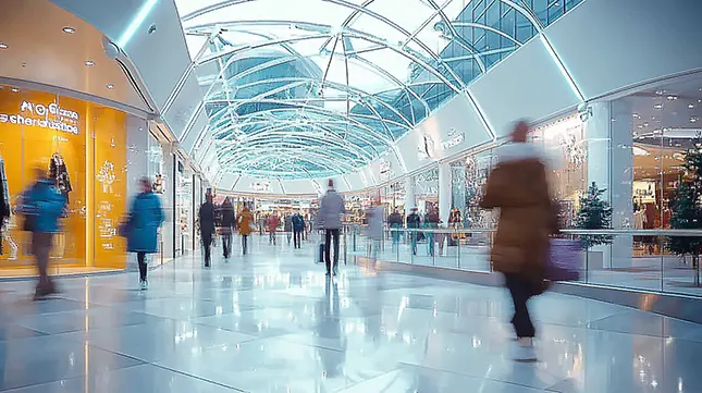 Thriving Shopping Scene