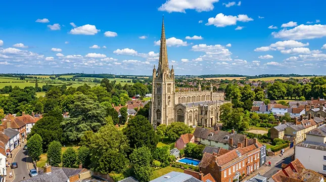 Where is Saffron Walden, and what makes it so popular