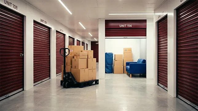 Using Storage During a Move